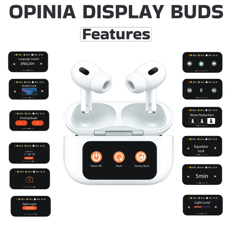 Opinia Display Buds with ANC