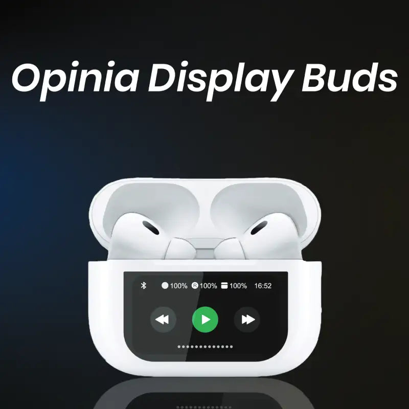 Opinia Display Buds with Active Noise Cancellation | 36H Playtime | Sweat Proof | Easy Refunds | PAN India Free delivery | Cash on delivery