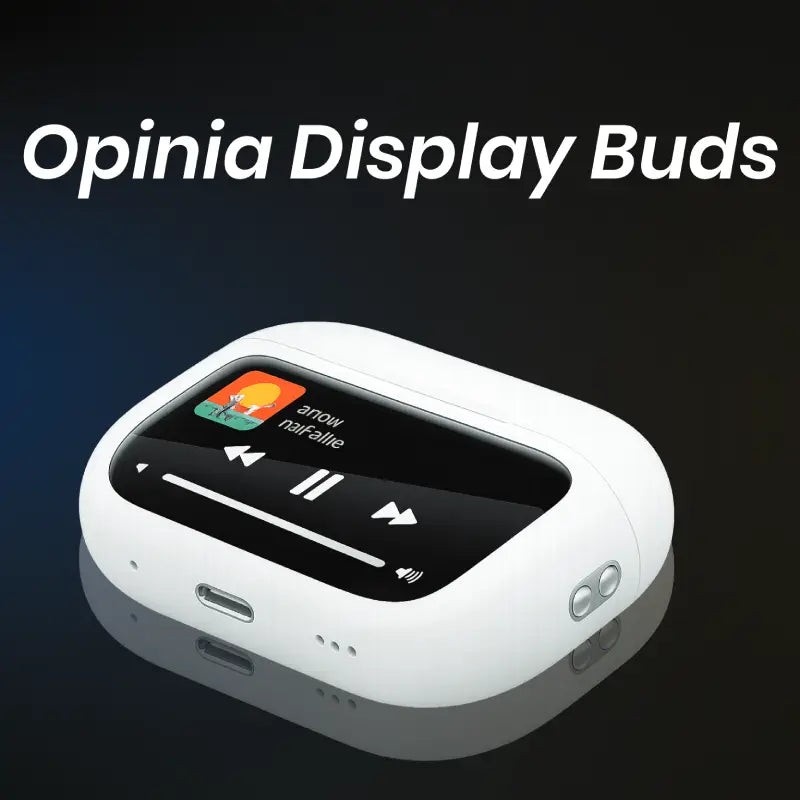 Opinia Display Buds + Opinia Safe + Free Silicon Case | Combo Mega Discount | Sweat Proof | Easy Refunds | PAN India Free delivery | Cash on delivery
