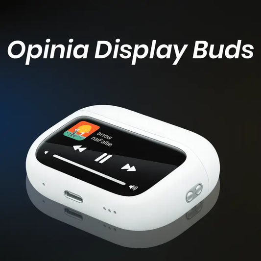 Opinia Display Buds with Active Noise Cancellation | 36H Playtime | Sweat Proof | Easy Refunds | PAN India Free delivery | Cash on delivery