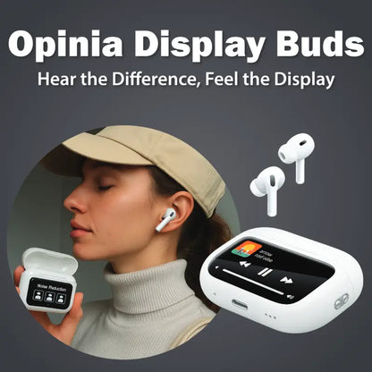 Opinia Display Buds + Opinia Safe + Free Silicon Case | Combo Mega Discount | Sweat Proof | Easy Refunds | PAN India Free delivery | Cash on delivery