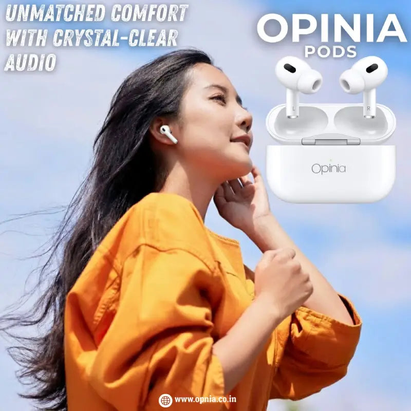 Opinia Pods + Opinia Safe + Free Silicon Case | 1 Year Warranty (Opinia Pods Only) | Sweat Proof | Easy Refunds | PAN India Free delivery | Cash on delivery
