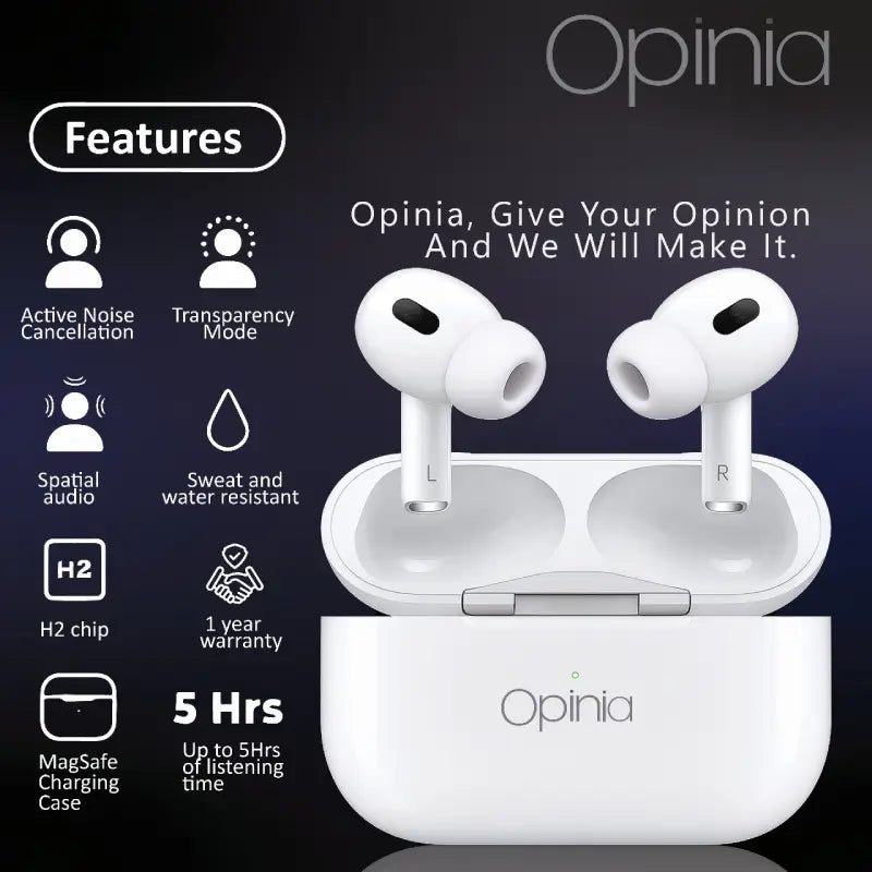 Opinia Pods + Opinia Safe + Free Silicon Case | 1 Year Warranty (Opinia Pods Only) | Sweat Proof | Easy Refunds | PAN India Free delivery | Cash on delivery