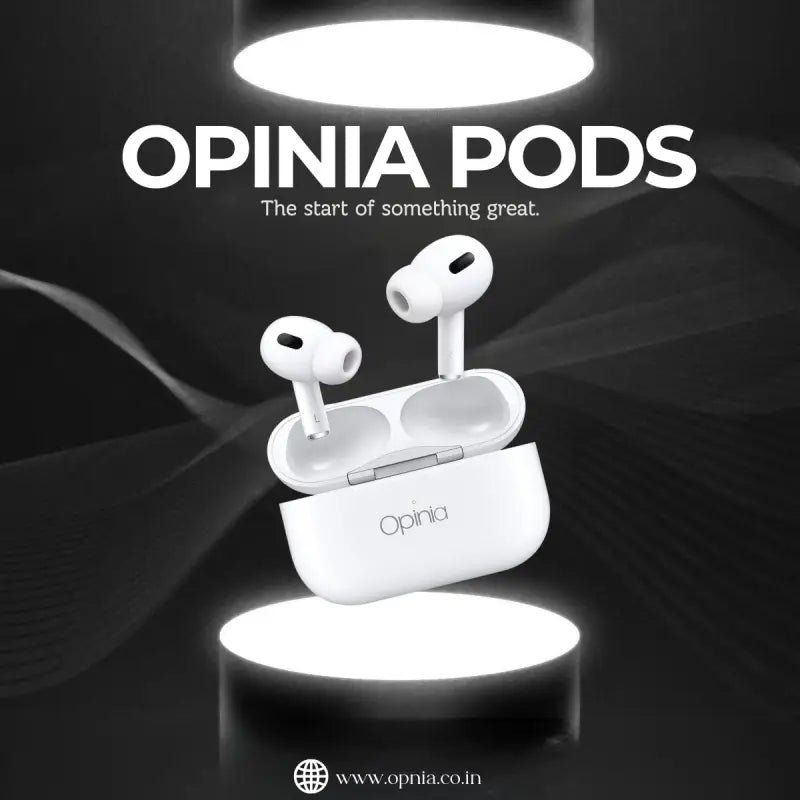 Opinia Pods with Active Noise Cancellation | 36H Battery | 1 Year Warranty | Sweat Proof | Easy Refunds | PAN India Free delivery | Cash on delivery