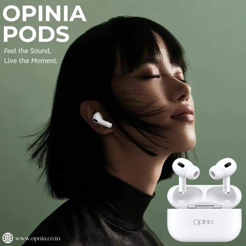 Opinia Pods with Active Noise Cancellation | 36H Battery | 1 Year Warranty | Sweat Proof | Easy Refunds | PAN India Free delivery | Cash on delivery