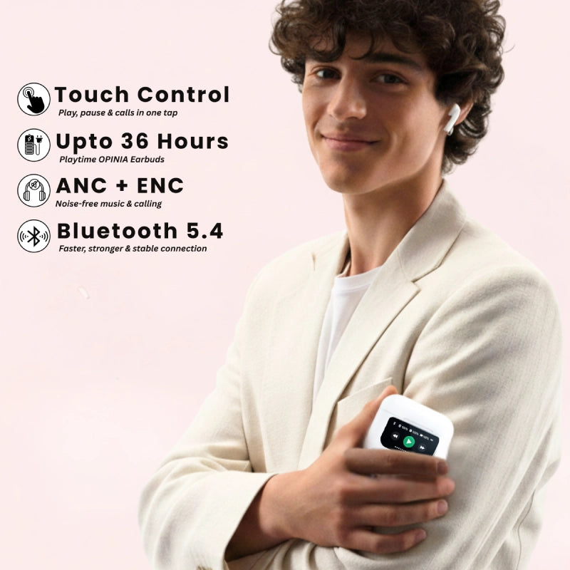 Opinia Display Buds ANC & UltraX Watch Combo