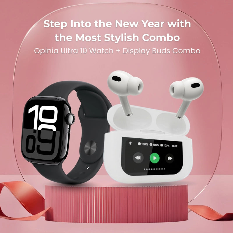 Opinia Display Buds ANC & UltraX Watch Combo